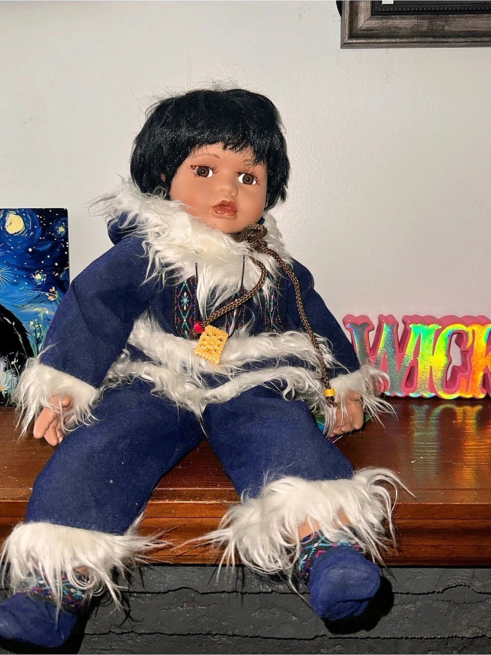 Vintage Ashley Belle Inuit Porcelain Doll